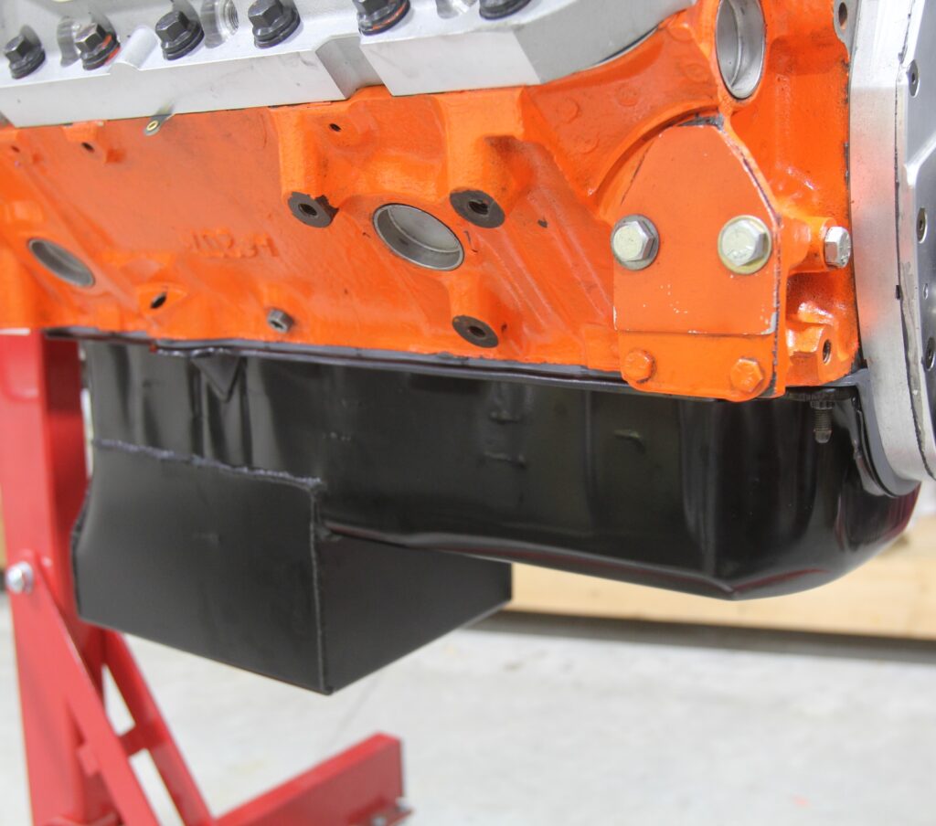 Summit Racing oil pan on small block Chevy