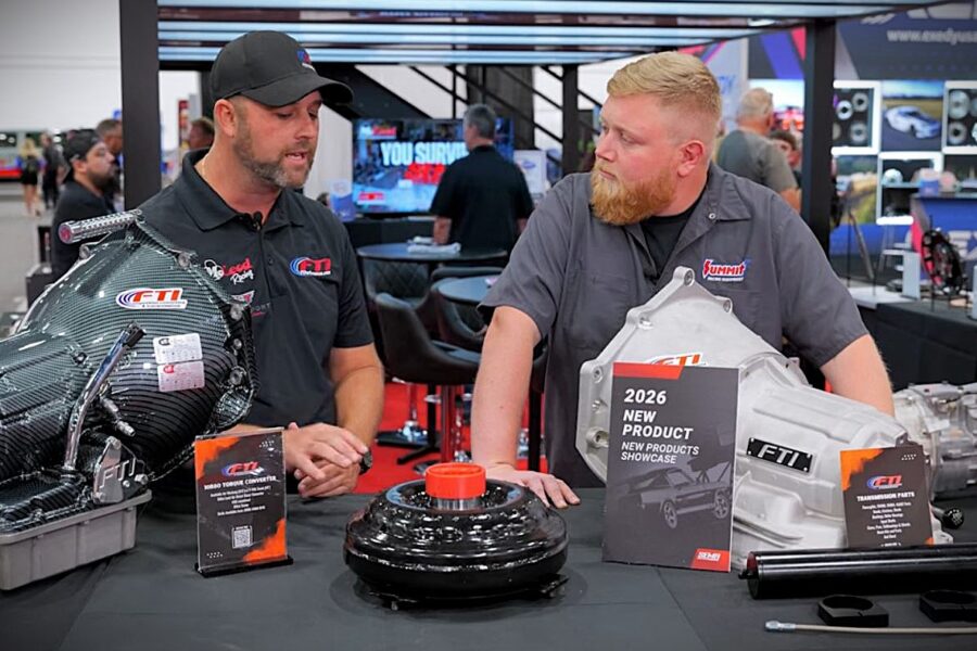 SEMA 2025 Video Feature: FTI Offers Torque Converters for 10R80-Equipped 2018+ Ford Mustang or F-150 Trucks