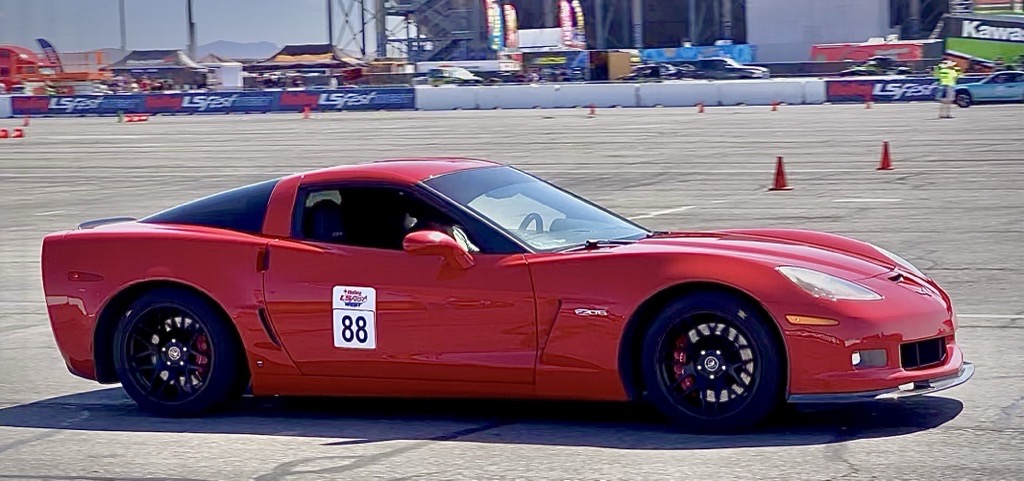 image009 a red C6 Corvette staging for an autocross run