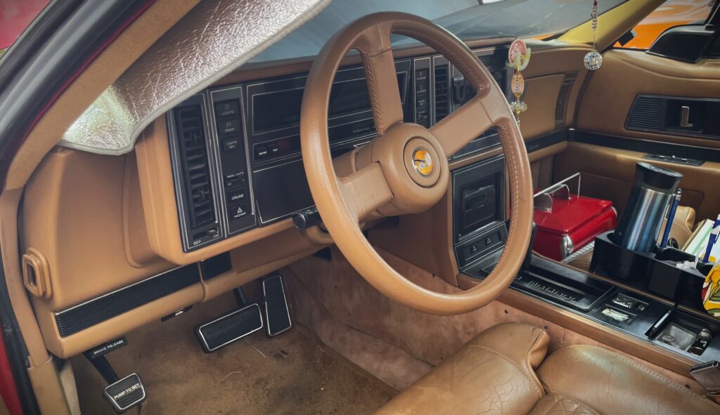 Interior of a Buick Reatta