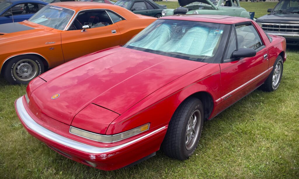 Red Buick Reatta Coupe