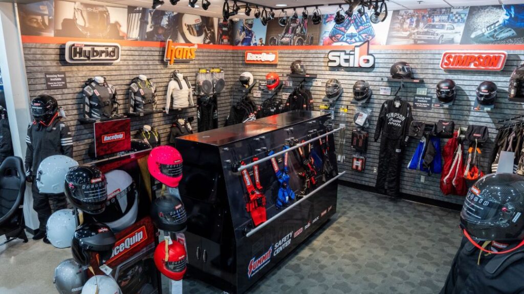 Summit Racing Safety Center sponsored by Holley
