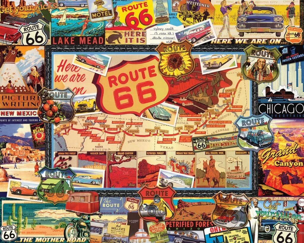 Route 66 Map Puzzle